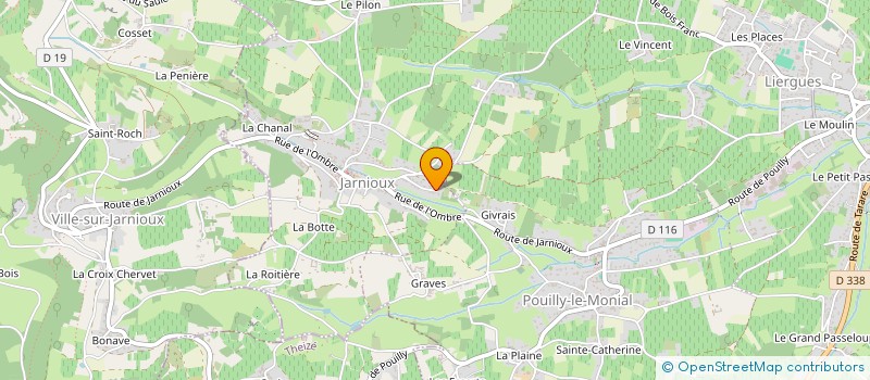 localisation de l'entreprise MADAME MURIEL DROULEZ à PORTE-DES-PIERRES-DOREES