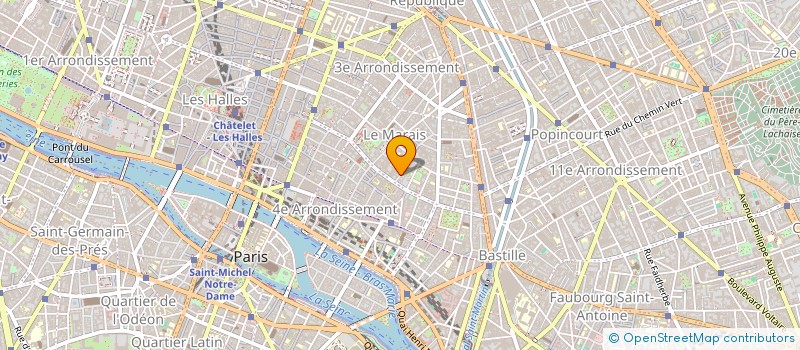 localisation de l'entreprise MADAME MURIEL DUBOIS à PARIS