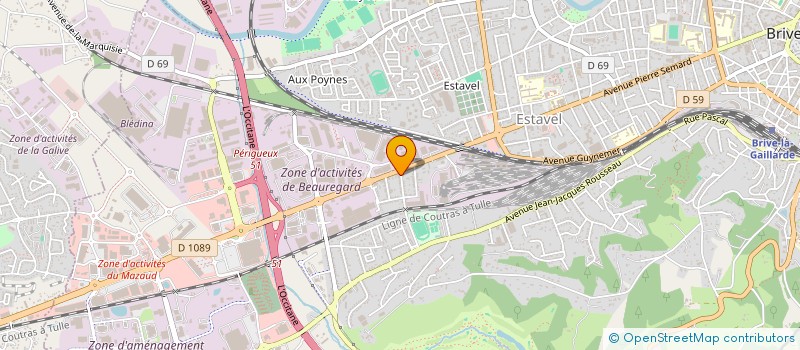 localisation de l'entreprise MADAME MURIEL DUCHANGE  BRIVE-LA-GAILLARDE