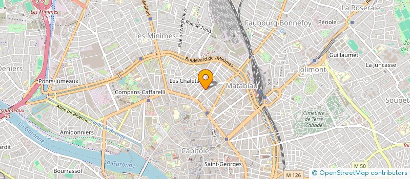 localisation de l'entreprise MADAME MURIEL DUGUET  TOULOUSE