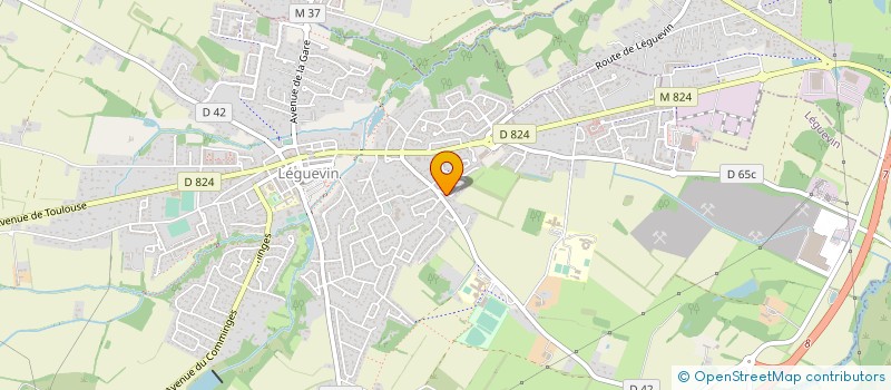 localisation de l'entreprise MADAME MURIEL DUNOYER  LEGUEVIN