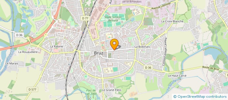 localisation de l'entreprise MADAME MURIEL DUPEYRE  BRUZ