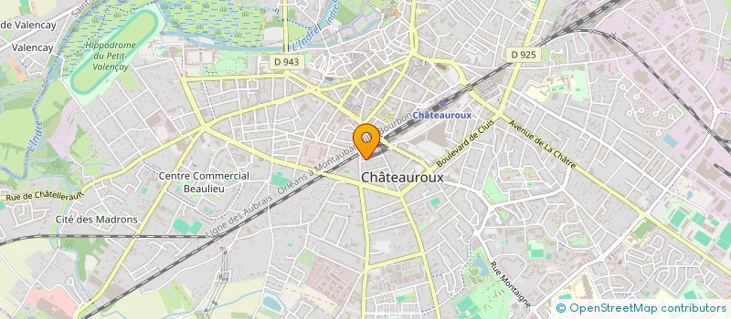 localisation de l'entreprise MADAME MURIEL DUTRECQ à CHATEAUROUX