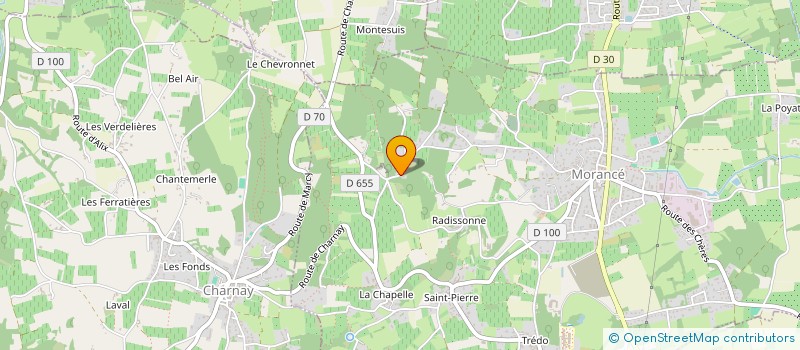 localisation de l'entreprise MADAME MURIEL ESNARD  MORANCE