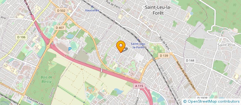 localisation de l'entreprise MADAME MURIEL ESQUINAZI  ST LEU LA FORET