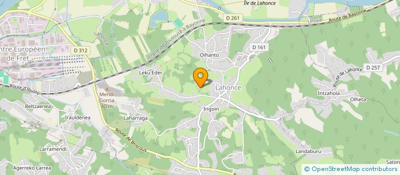 localisation de l'entreprise MADAME MURIEL ETCHEGOYEN  LAHONCE