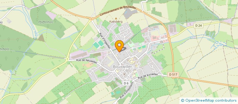 localisation de l'entreprise MADAME MURIEL ETTER  BOUXWILLER