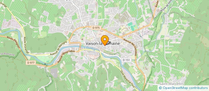 localisation de l'entreprise MADAME MURIEL EUZEBY  VAISON-LA-ROMAINE