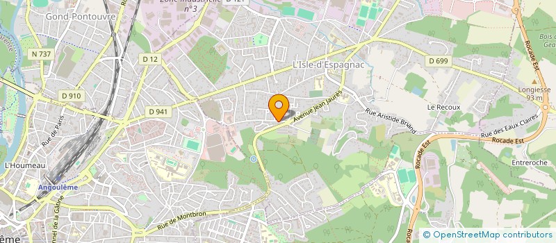 localisation de l'entreprise MADAME MURIEL FALLOUR  L'ISLE-D'ESPAGNAC