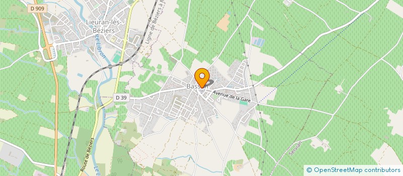 localisation de l'entreprise MADAME MURIEL FERAUD à LIEURAN-LES-BEZIERS