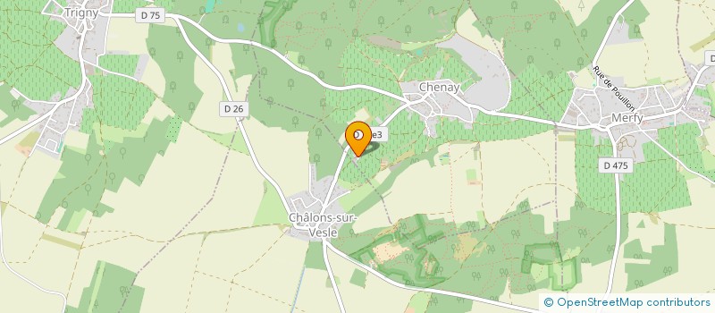 localisation de l'entreprise MADAME MURIEL FLEURY  PROUILLY