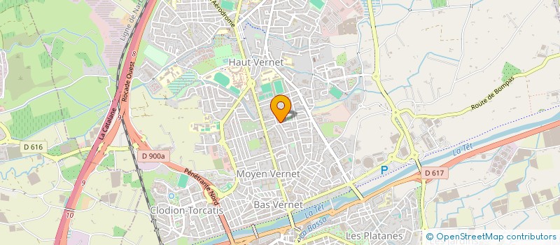 localisation de l'entreprise MADAME MURIEL FONTES  PERPIGNAN