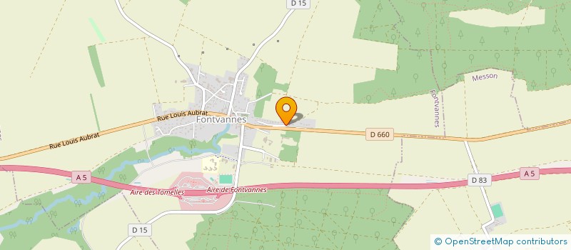 localisation de l'entreprise MADAME MURIEL FOURNIER  FONTVANNES