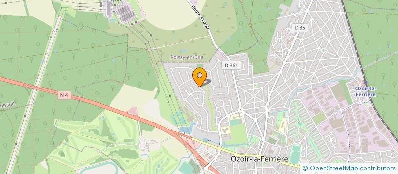 localisation de l'entreprise MADAME MURIEL FREIDINE  OZOIR-LA-FERRIERE