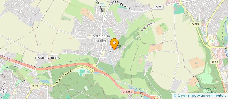 localisation de l'entreprise MADAME MURIEL FREROT  FONTAINE-LA-MALLET