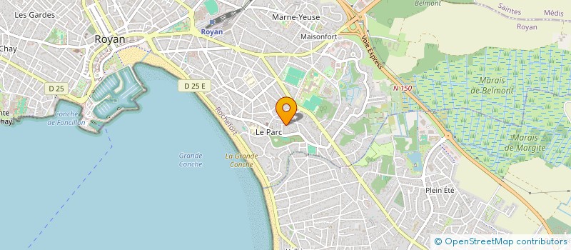localisation de l'entreprise MADAME MURIEL FUMOLEAU à ROYAN