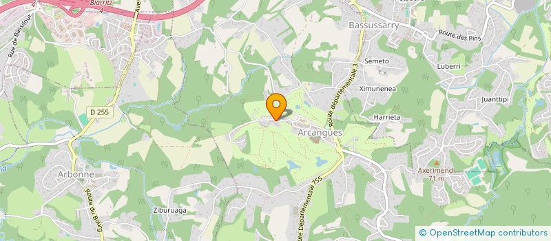 localisation de l'entreprise MADAME MURIEL GAILLARD  ARCANGUES