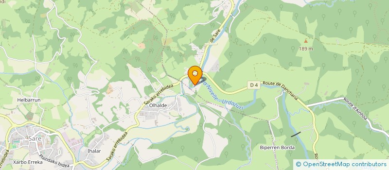 localisation de l'entreprise MADAME MURIEL GAILLARD  SAINT-PEE-SUR-NIVELLE