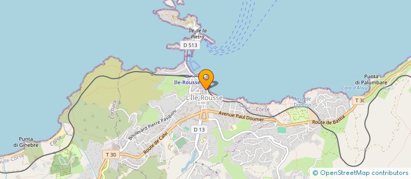 localisation de l'entreprise MADAME MURIEL GALEA à L'ILE-ROUSSE