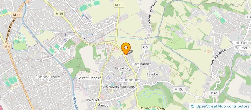 localisation de l'entreprise MADAME MURIEL GALY  LAUNAGUET