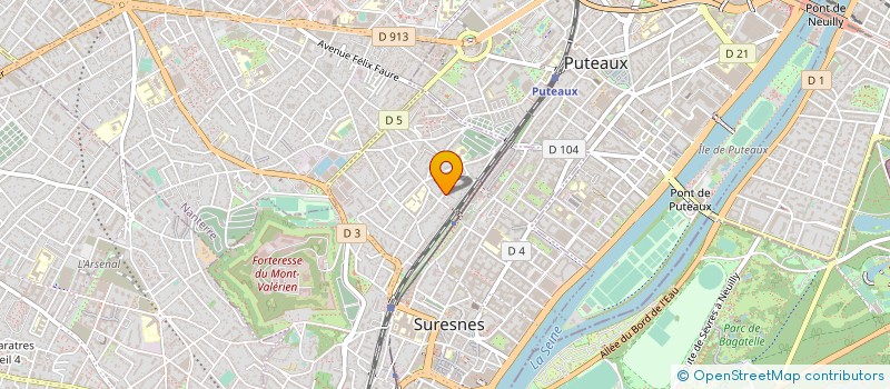localisation de l'entreprise MADAME MURIEL GANDER à SURESNES