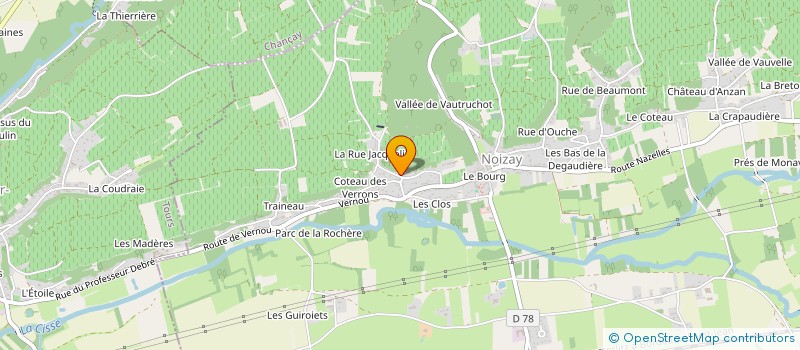 localisation de l'entreprise MADAME MURIEL GARDILLOU  NOIZAY