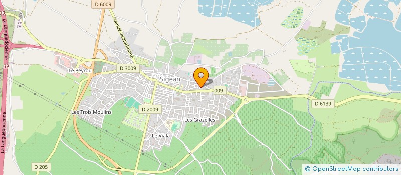 localisation de l'entreprise MADAME MURIEL GARIN  SIGEAN