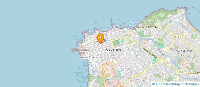 localisation de l'entreprise MADAME MURIEL GASPARD  CAYENNE