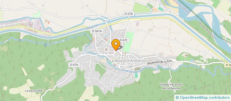 localisation de l'entreprise MADAME MURIEL GATTI  LA ROQUE-D'ANTHERON