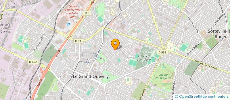 localisation de l'entreprise MADAME MURIEL GAUDRAY  LE GRAND-QUEVILLY