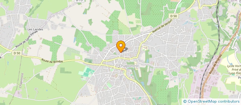 localisation de l'entreprise MADAME MURIEL GAULTIER  CHAPONOST