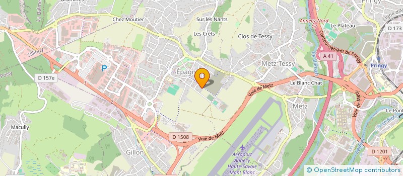 localisation de l'entreprise MADAME MURIEL GAUTHIER  EPAGNY METZ-TESSY