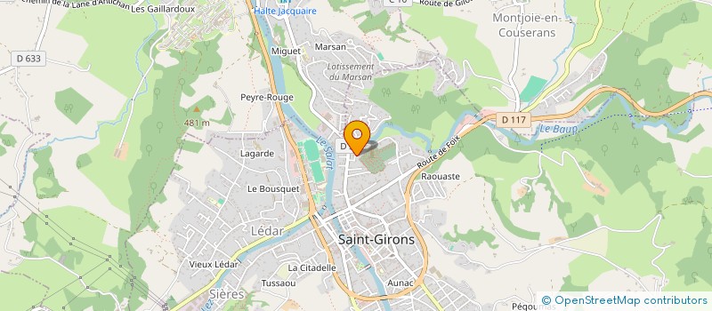 localisation de l'entreprise MADAME MURIEL GELY à SAINT-GIRONS