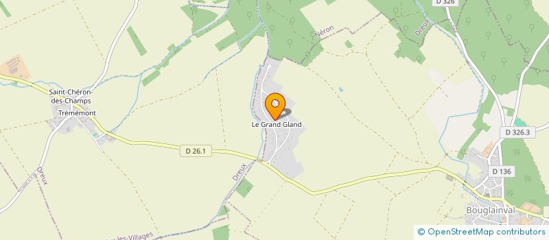 localisation de l'entreprise MADAME MURIEL GIDEL à BOUGLAINVAL