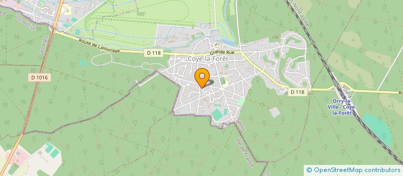 localisation de l'entreprise MADAME MURIEL  GILLMANN  COYE-LA-FORET