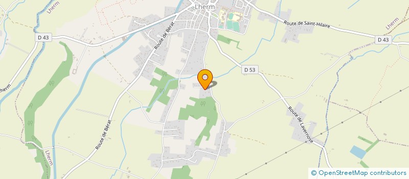 localisation de l'entreprise MADAME MURIEL GIRARD  LHERM