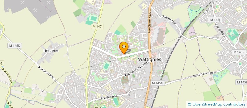 localisation de l'entreprise MADAME MURIEL GIROD à WATTIGNIES