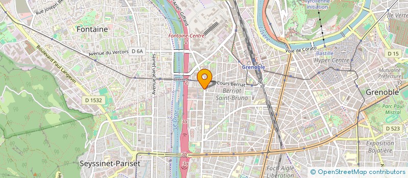 localisation de l'entreprise MADAME MURIEL GIROUD  GRENOBLE