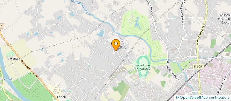 localisation de l'entreprise MADAME MURIEL GLEYSES  MONTAUBAN