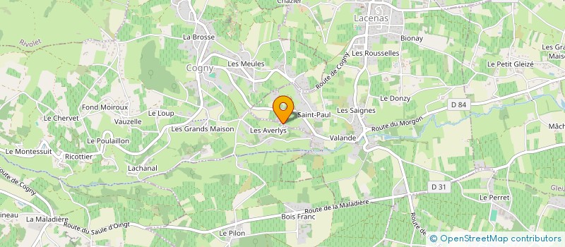 localisation de l'entreprise MADAME MURIEL GOIRAN  LACENAS