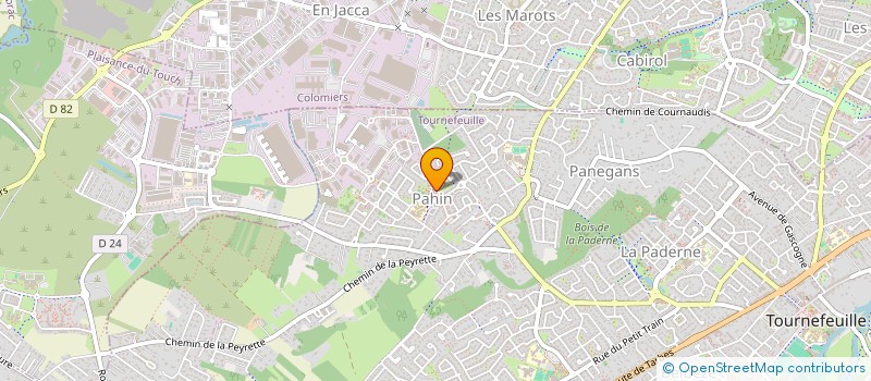 localisation de l'entreprise MADAME MURIEL GOLITIN  TOURNEFEUILLE