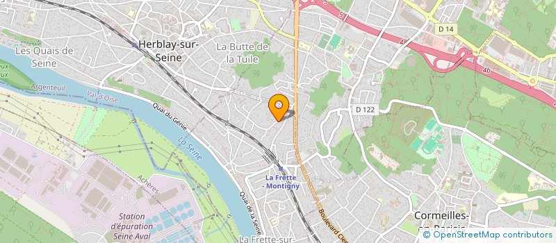 localisation de l'entreprise MADAME MURIEL GOMBERT à FRETTE SUR SEINE (LA)