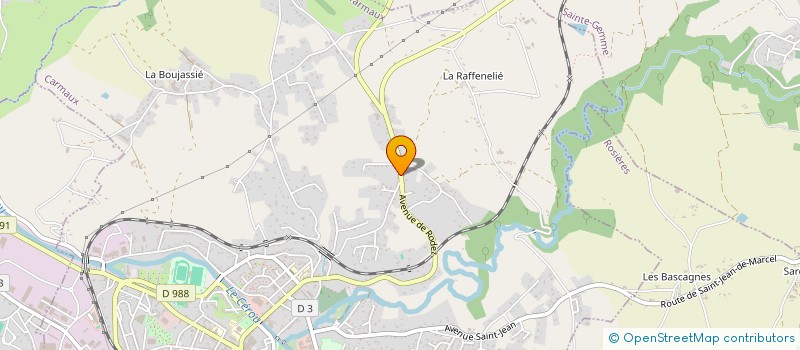 localisation de l'entreprise MADAME MURIEL GOURS  CARMAUX