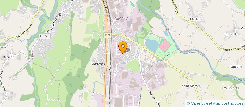 localisation de l'entreprise MADAME MURIEL GRAND  RUMILLY