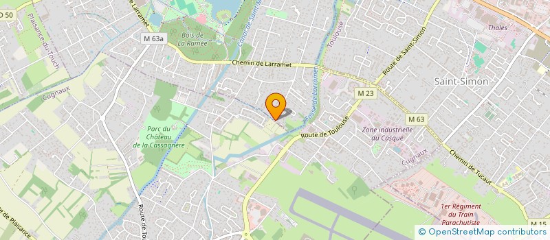 localisation de l'entreprise MADAME MURIEL GREGNANIN  TOURNEFEUILLE