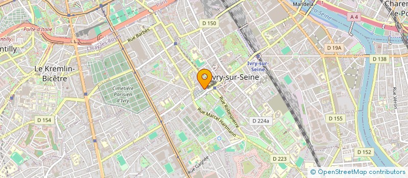 localisation de l'entreprise MADAME MURIEL GROSNAT  IVRY-SUR-SEINE