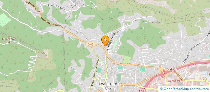 localisation de l'entreprise MADAME MURIEL GUELFUCCI à LA VALETTE-DU-VAR