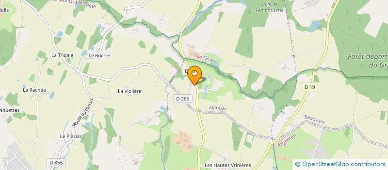 localisation de l'entreprise MADAME MURIEL GUERIN à BEAUVAIN