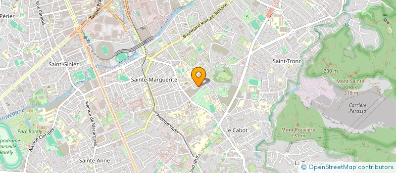 localisation de l'entreprise MADAME MURIEL GUERIN à MARSEILLE