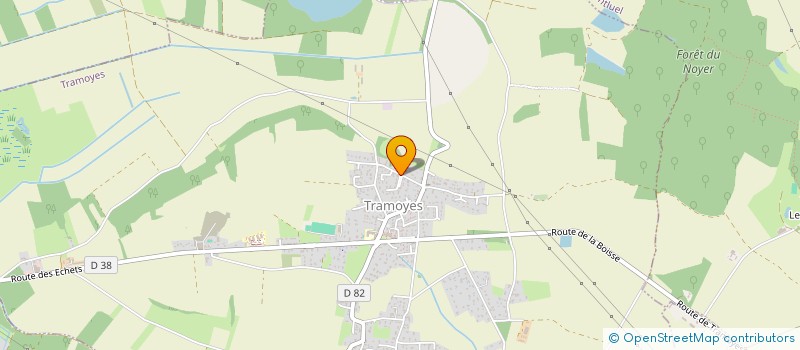 localisation de l'entreprise MADAME MURIEL GUTIERREZ  TRAMOYES